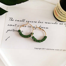 Load image into Gallery viewer, Wood Geometric Earrings