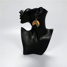 Load image into Gallery viewer, Wood Geometric Earrings