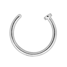 Load image into Gallery viewer, 1Pc Stainless Steel Fake Nose Ring Hoop Septum Rings