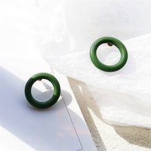 Load image into Gallery viewer, Wood Geometric Earrings