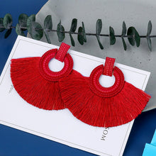 Load image into Gallery viewer, Bohemian Tassel Earrings