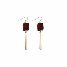 Load image into Gallery viewer, Wood Geometric Earrings