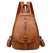 Load image into Gallery viewer, High Quality Oil Wax Leather Backpack