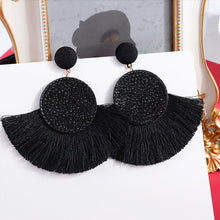 Load image into Gallery viewer, New Fashion Bohemian Big Tassel Drop Earrings
