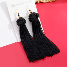 Load image into Gallery viewer, New Fashion Bohemian Big Tassel Drop Earrings
