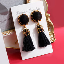 Load image into Gallery viewer, New Fashion Bohemian Big Tassel Drop Earrings