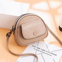 Load image into Gallery viewer, Leather Crossbody Messenger Handbag