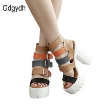 Load image into Gallery viewer, Women High Platform Heel Sandals