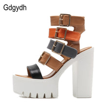 Load image into Gallery viewer, Women High Platform Heel Sandals