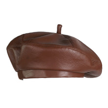 Load image into Gallery viewer, Leather Vintage Bonnet Beret