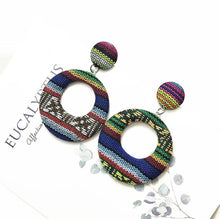 Load image into Gallery viewer, Dangle Big Round Earrings