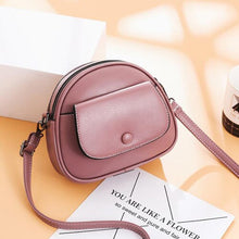 Load image into Gallery viewer, Leather Crossbody Messenger Handbag