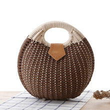 Load image into Gallery viewer, Summer Beach Straw Bag Shell Shaped Women's Fashion Handbags