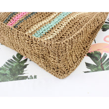 Load image into Gallery viewer, Colorful Straw Handbag
