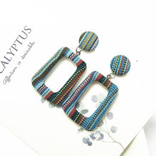 Load image into Gallery viewer, Dangle Big Round Earrings