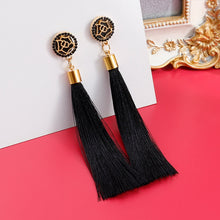 Load image into Gallery viewer, New Fashion Bohemian Big Tassel Drop Earrings