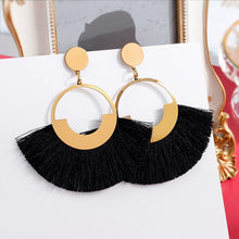 Load image into Gallery viewer, New Fashion Bohemian Big Tassel Drop Earrings