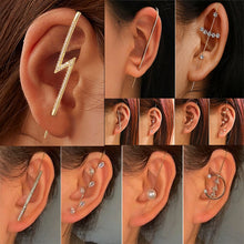 Load image into Gallery viewer, Alloy Cross Ear Pin Design