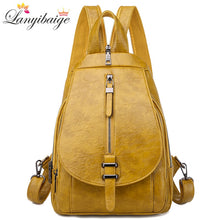 Load image into Gallery viewer, High Quality Oil Wax Leather Backpack