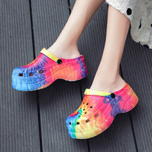 Load image into Gallery viewer, Leopard Platform Slipper Ladies Casual Shoes