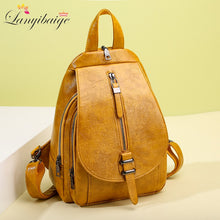 Load image into Gallery viewer, High Quality Oil Wax Leather Backpack