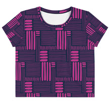 Load image into Gallery viewer, "Blue Raspberry" Crop Tee