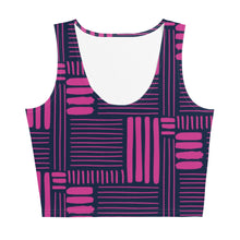 Load image into Gallery viewer, "Blue Raspberry" Crop Top