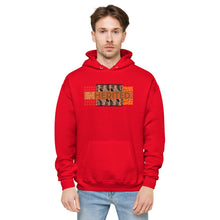 Load image into Gallery viewer, "In Red" Unisex fleece hoodie
