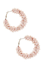 Load image into Gallery viewer, Flower Sequin Hoop Earring
