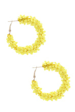 Load image into Gallery viewer, Flower Sequin Hoop Earring
