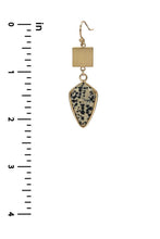 Load image into Gallery viewer, Fashion Marbling Stone Dangle Earring
