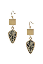 Load image into Gallery viewer, Fashion Marbling Stone Dangle Earring
