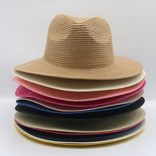 Load image into Gallery viewer, Wide Brim Sun Straw Hats
