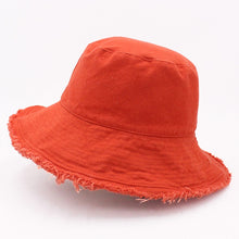 Load image into Gallery viewer, Cotton Fringed Bucket Hat
