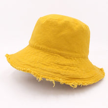 Load image into Gallery viewer, Cotton Fringed Bucket Hat
