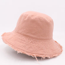 Load image into Gallery viewer, Cotton Fringed Bucket Hat
