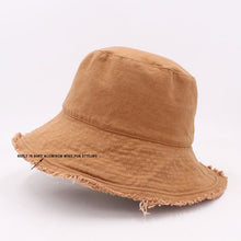 Load image into Gallery viewer, Cotton Fringed Bucket Hat
