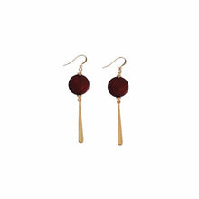 Load image into Gallery viewer, Wood Geometric Earrings
