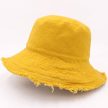 Load image into Gallery viewer, Cotton Fringed Bucket Hat
