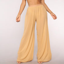 Load image into Gallery viewer, See Through Boho Wide Leg Mesh Sheer Pants
