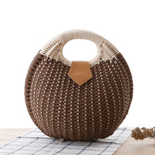 Load image into Gallery viewer, Summer Beach Straw Bag Shell Shaped Women&#39;s Fashion Handbags
