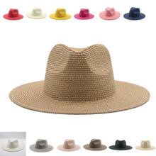 Load image into Gallery viewer, Wide Brim Sun Straw Hats
